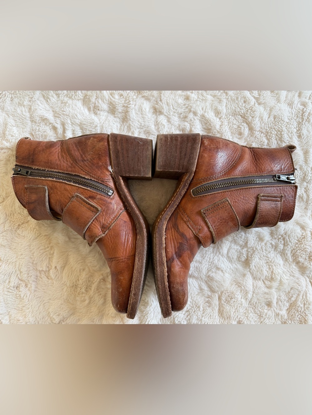 Frye Sabrina Double-Buckle Ankle Boot - Picture 4 of 9